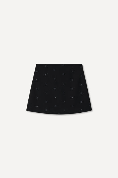 Beaded Mini Skirt