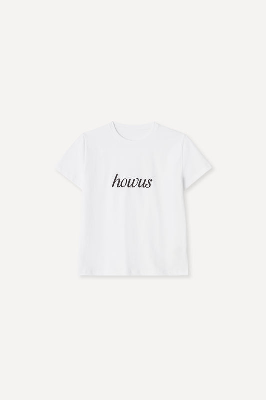 Chain Logo Half T-Shirt