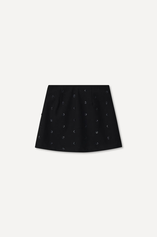 Beaded Mini Skirt