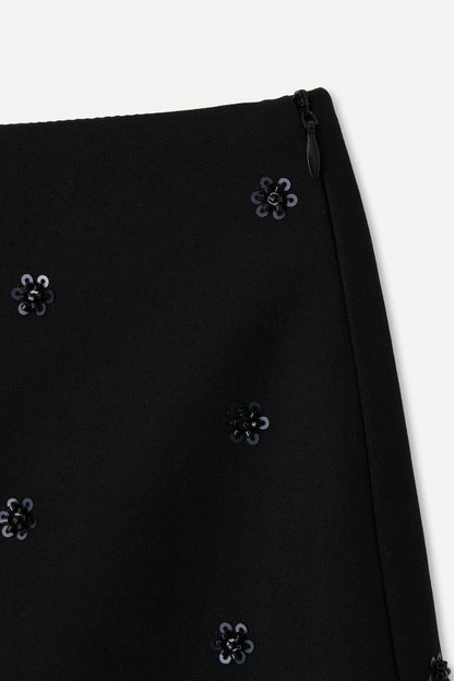 Beaded Mini Skirt